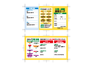 BCP携帯カード三つ折りタイプ展開