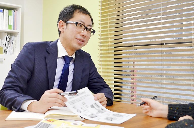 画像：社内での打合わせの様子