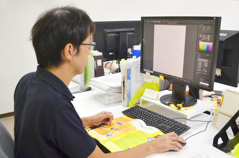 制作中の様子